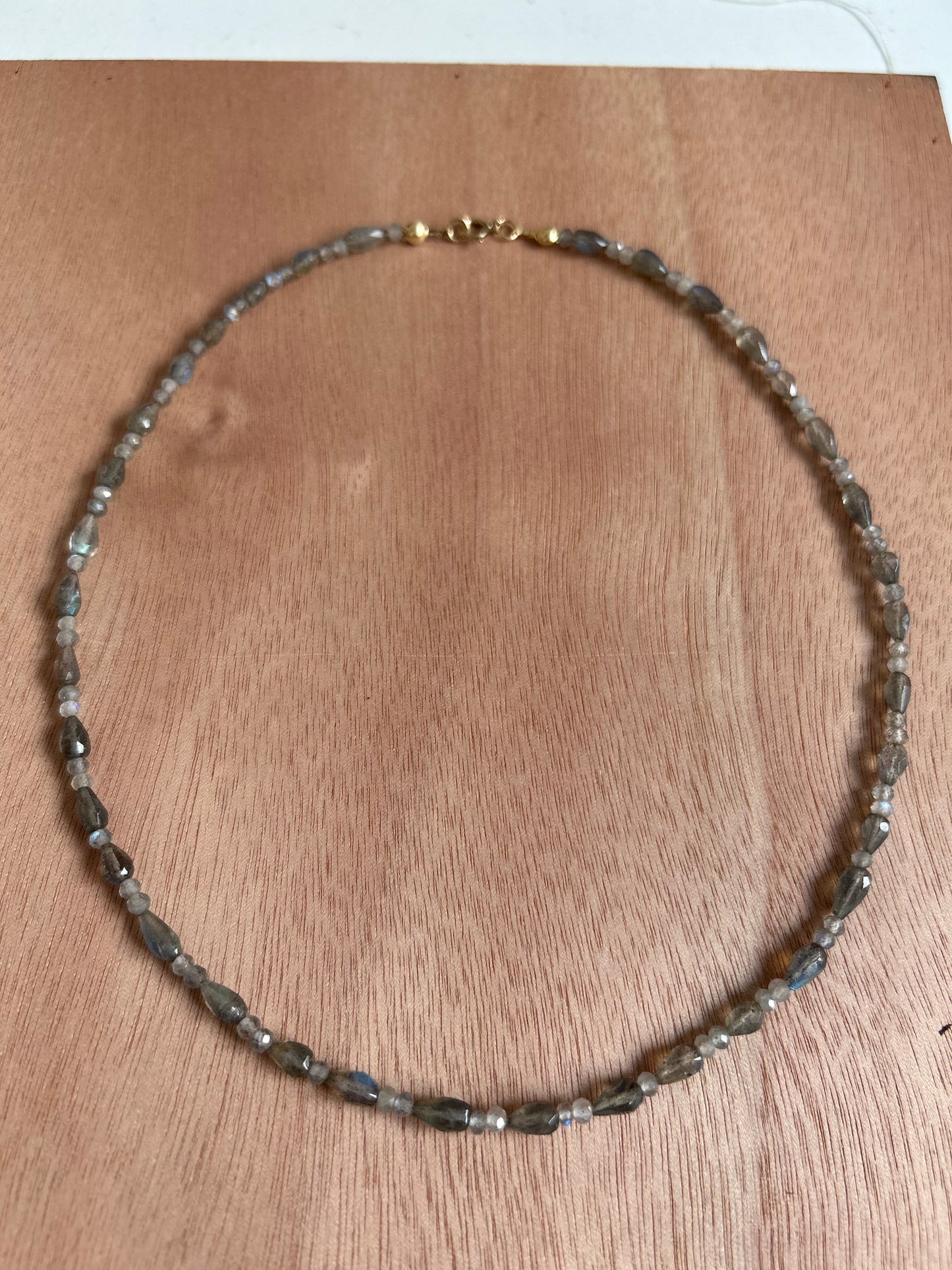 19” Dainty Labradorite Necklace