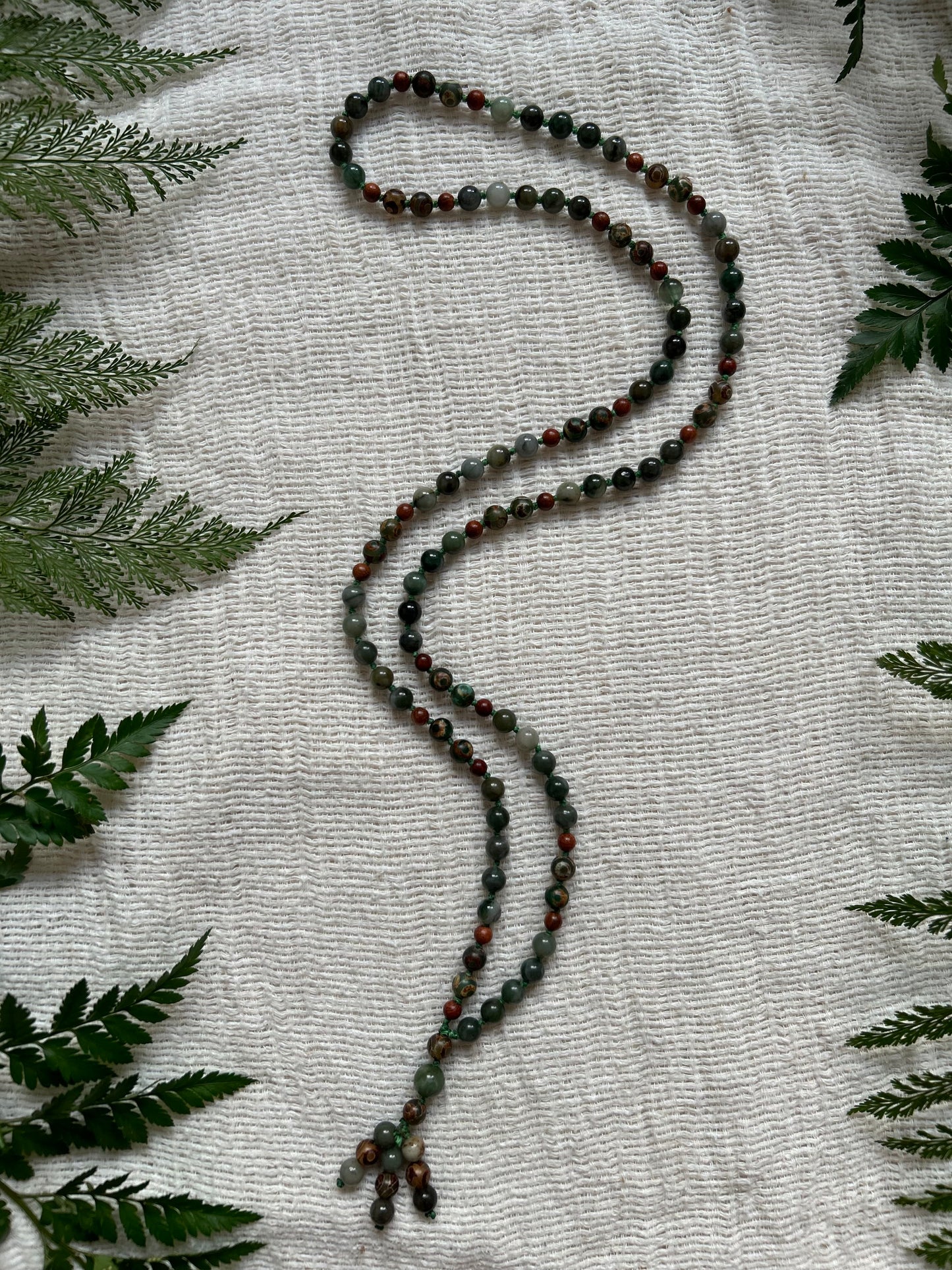 Jade and Iliahi Mala inspired Necklace