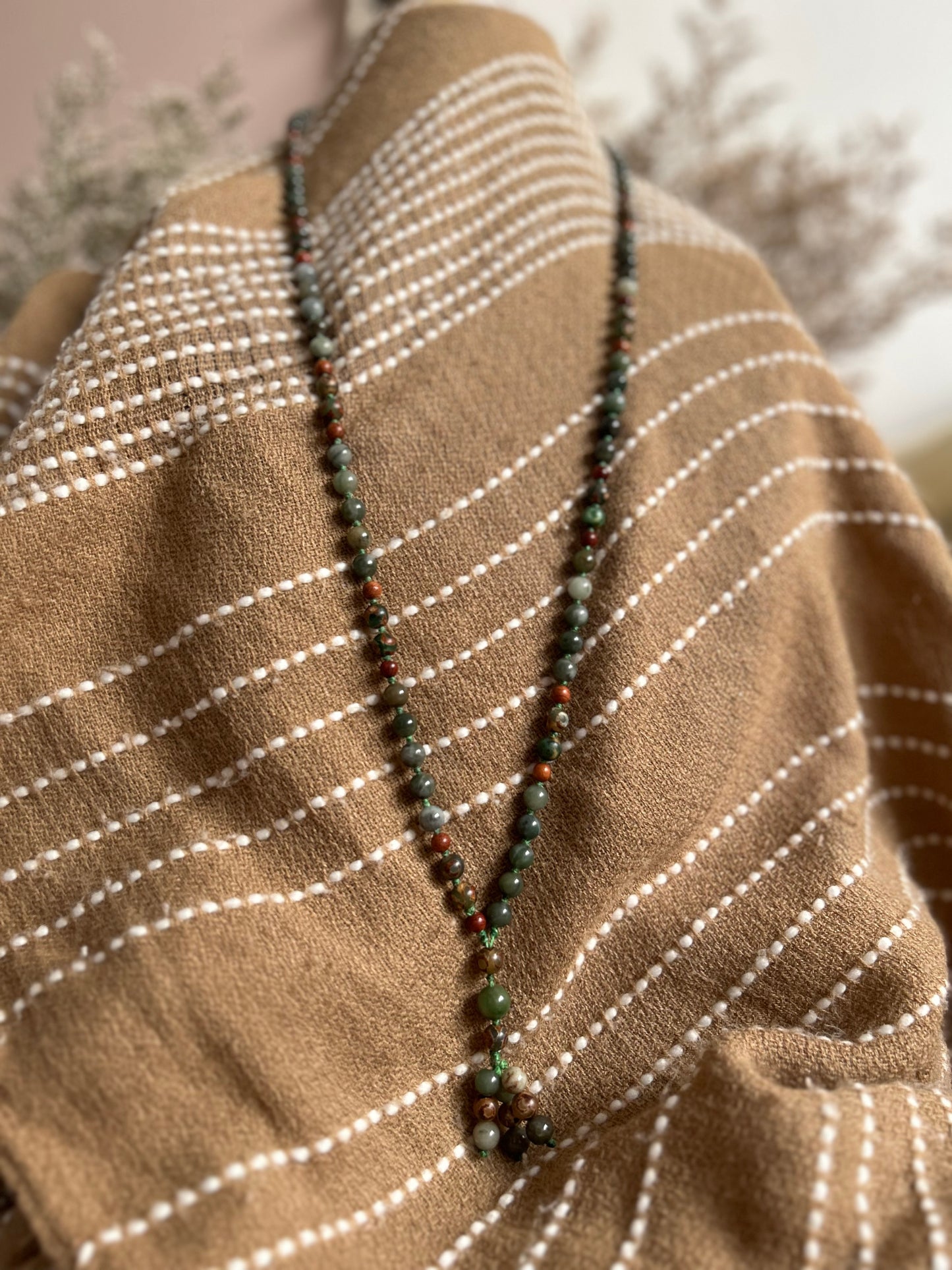 Jade and Iliahi Mala inspired Necklace