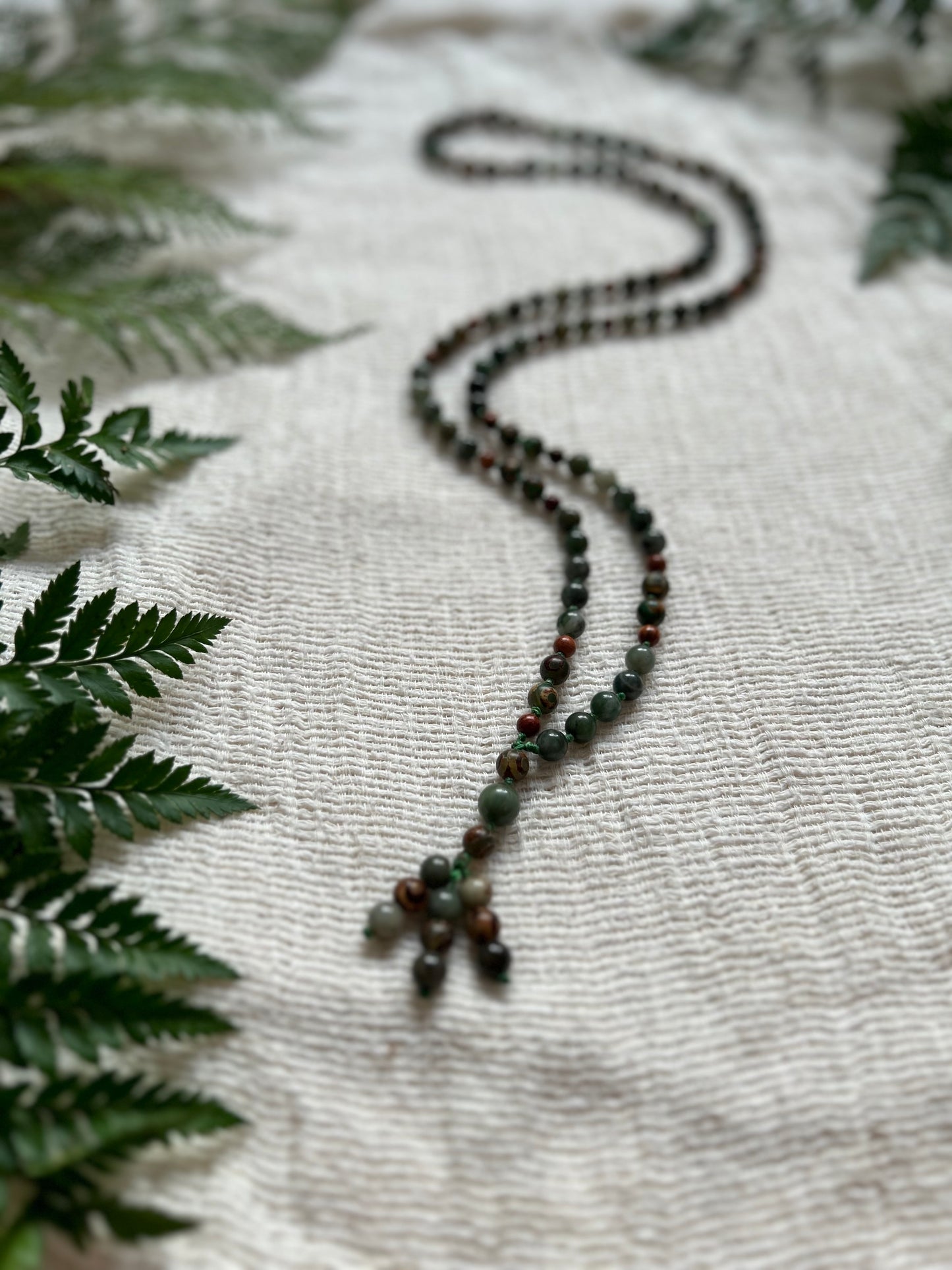 Jade and Iliahi Mala inspired Necklace