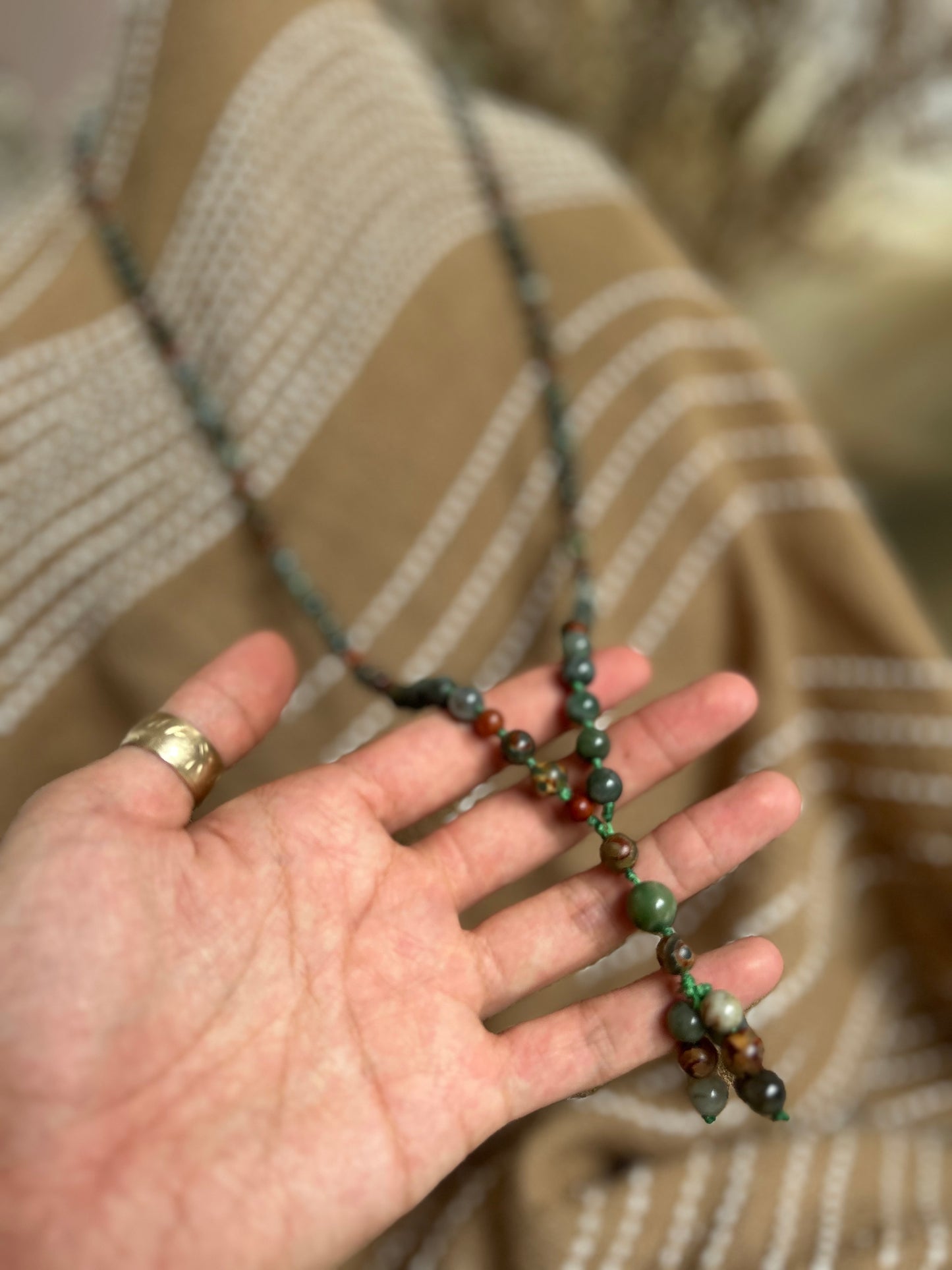 Jade and Iliahi Mala inspired Necklace